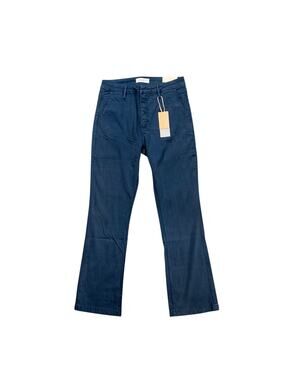 Alexander Jane Pants Womens 10 Dusty Blue Boot Cut Stretch High Rise Zip Fly